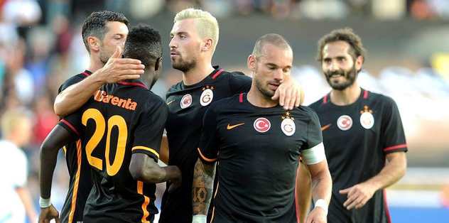 Aslan'dan gollü prova
