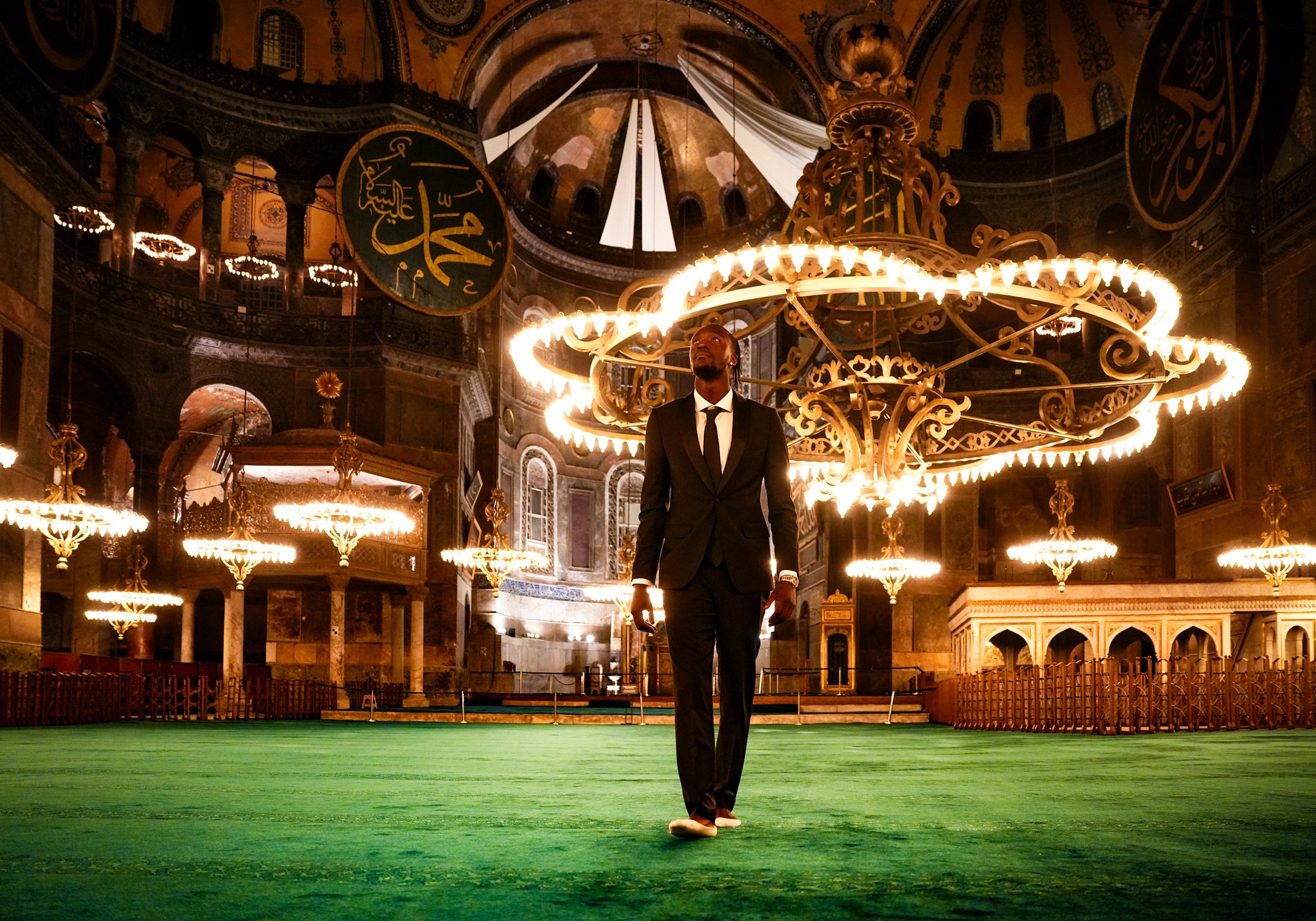 aSpor: Tammy Abraham Ayasofya Camii'ni ziyaret etti
