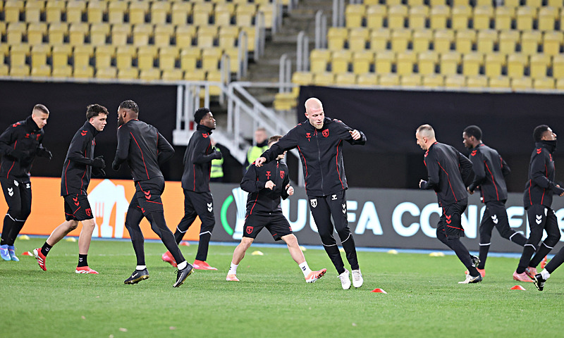 Shkendija-Samsunspor maçı