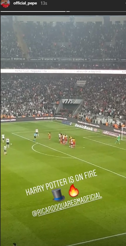 Pepe’den Quaresma’ya olay benzetme