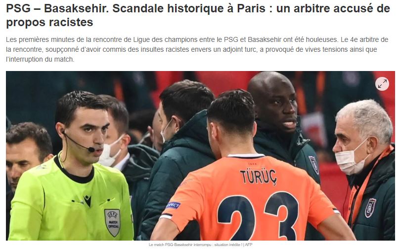 Paris Saint-Germain-Başakşehir maçını Fransız basını böyle gördü! Paris’te tarihi skandal
