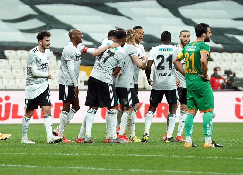 Son dakika spor haberi: Beşiktaş - Alanyaspor maçına damga vuran kare! Marafona...
