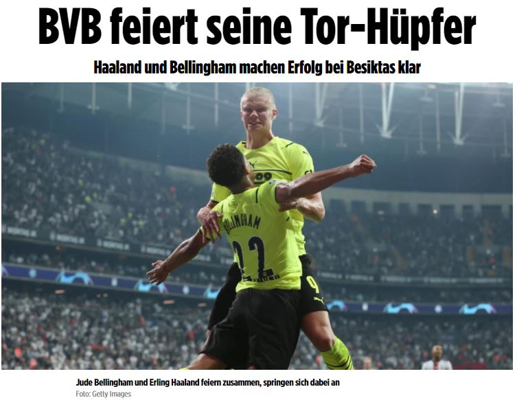 Son dakika spor haberi: Beşiktaş - Dortmund maçı Avrupa’da gündem oldu! İşte atılan manşetler
