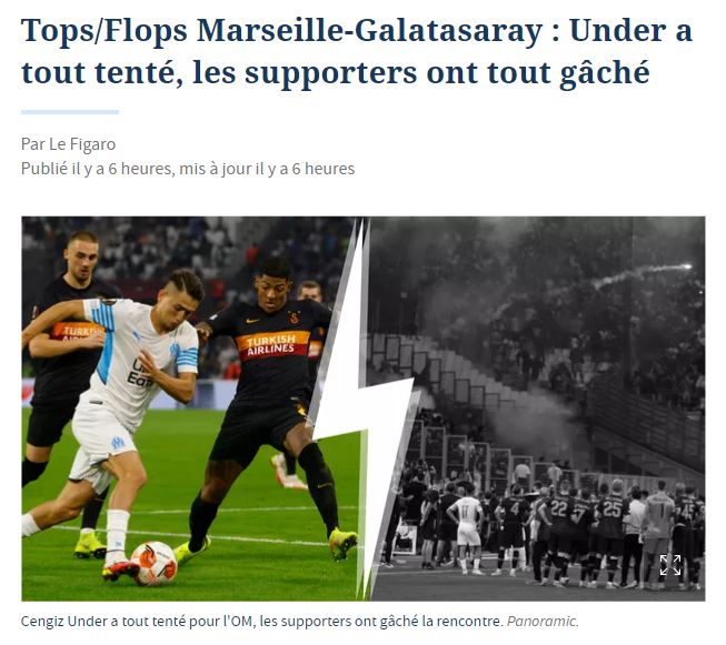 GALATASARAY HABERLERİ - Marsilya-Galatasaray maçında olay yorum!