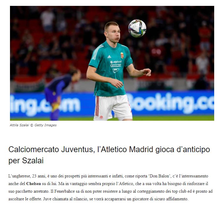 FENERBAHÇE TRANSFER HABERLERİ - Atletico Madrid, Chelsea ve Juventus Szalai’yi istiyor!
