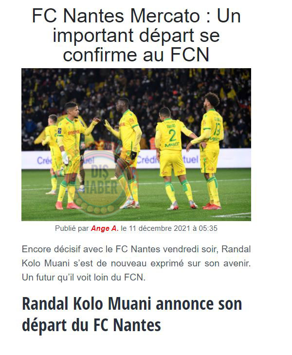 GALATASARAY TRANSFER HABERİ: Galatasaray’ın istediği Randal Kolo Muani’den müjdeli haber! Nantes’dan ayrılıyor