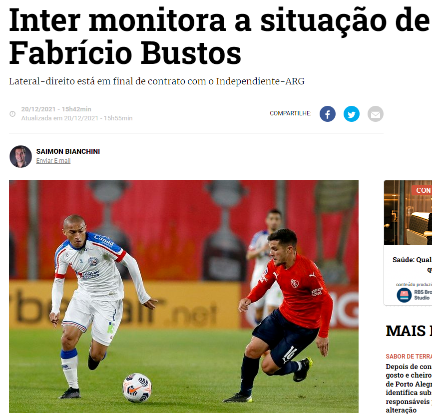 FENERBAHÇE HABERLERİ: Kanarya’ya Fabricio Bustos transferinde rakip çıktı!