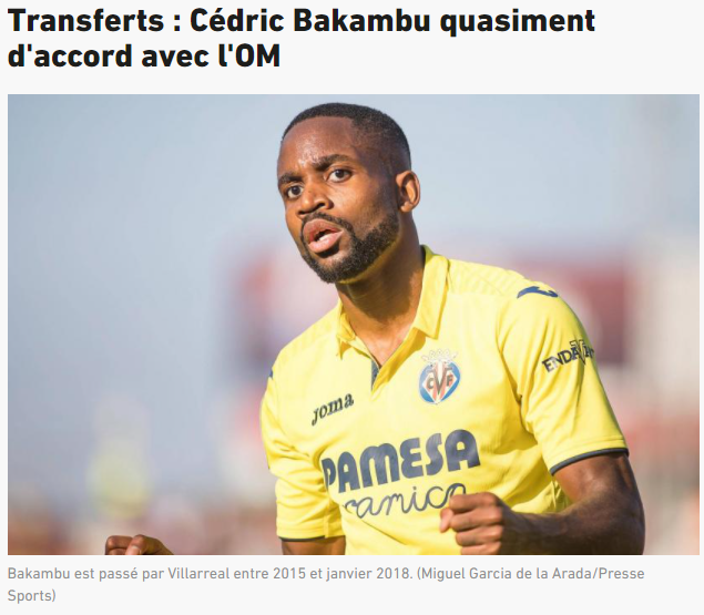 FENERBAHÇE TRANSFER HABERLERİ - Fransızlar duyurdu! Kanarya’nın listesindeki Cedric Bakambu’nun yeni takımı...