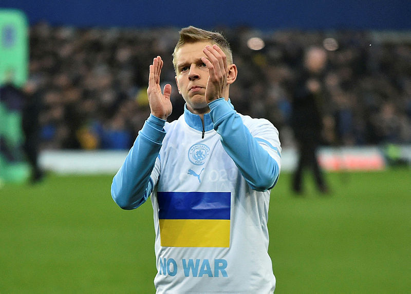 Premier Lig’de Ukrayna’ya destek! Zinchenko gözyaşlarını tutamadı