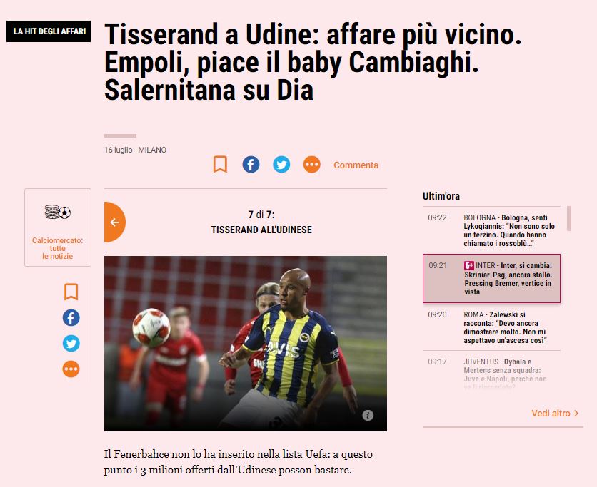 FENERBAHÇE TRANSFER HABERLERİ: UEFA listesine alınmamıştı! Marcel Tisserand’a Udinese talip oldu