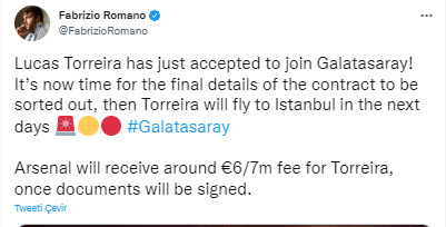 Galatasaray’ın yeni transferi Lucas Torreira İstanbul’a geliyor!