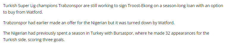 TRANSFER HABERİ: Trabzonspor’dan Fenerbahçe’ye William Troost-Ekong çalımı!