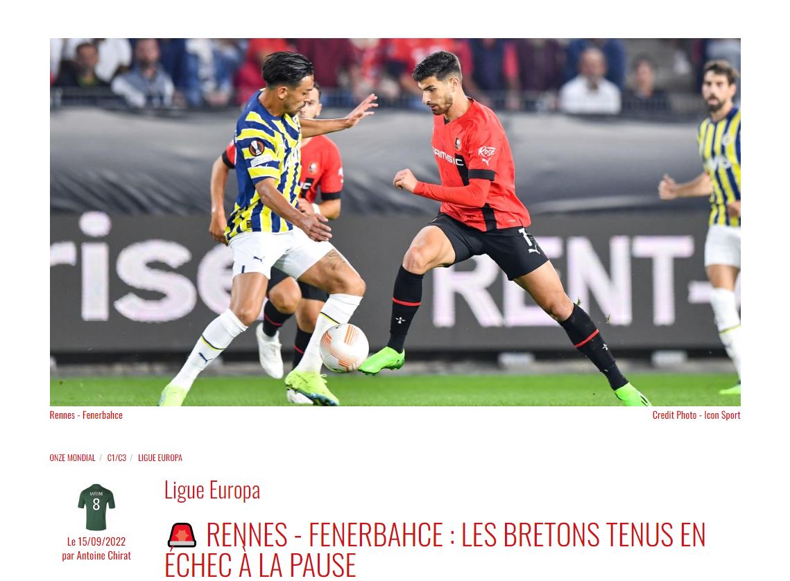 Rennes-Fenerbahçe maçı Fransız basınından çarpıcı sözler! Kendi kendini bitirdi