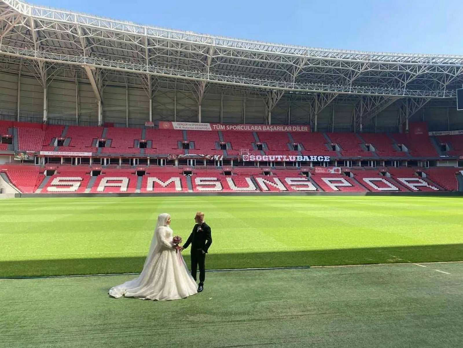 Samsun’da önce stat sonra nikah!