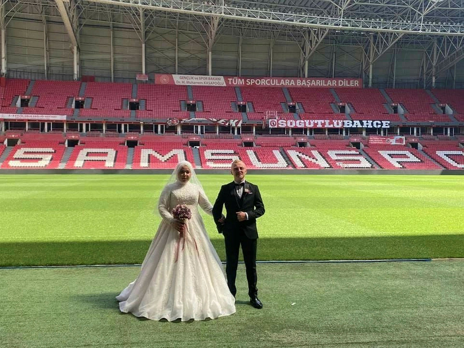 Samsun’da önce stat sonra nikah!