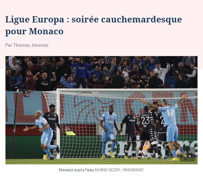Trabzonspor Fransa’da gündem oldu! Monaco tokat yedi