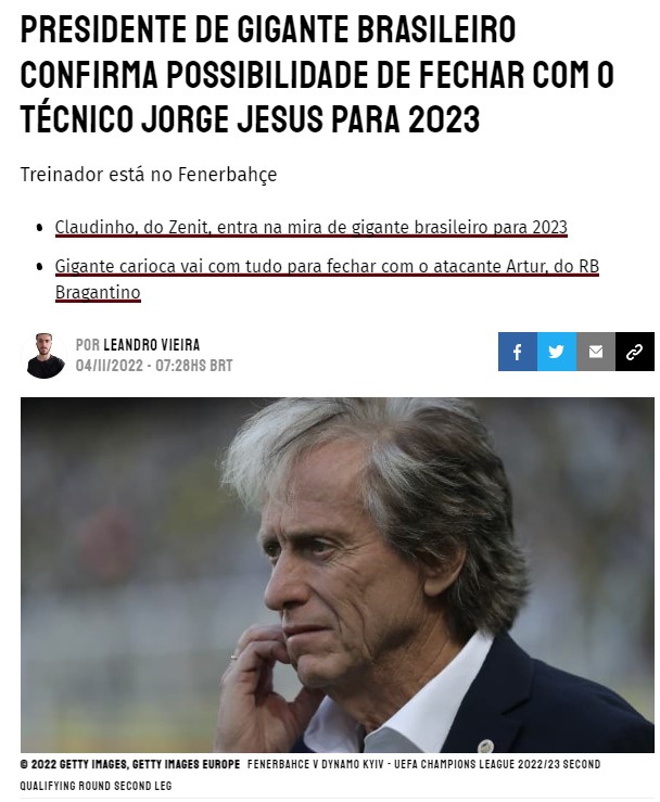 Flamengo’da Jorge Jesus sesleri! Başkan resmen açıkladı