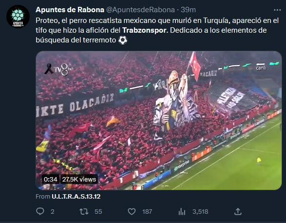 Trabzonspor Basel maçında koreografi dünya basınında geniş yer buldu!