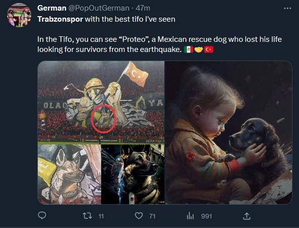 Trabzonspor Basel maçında koreografi dünya basınında geniş yer buldu!