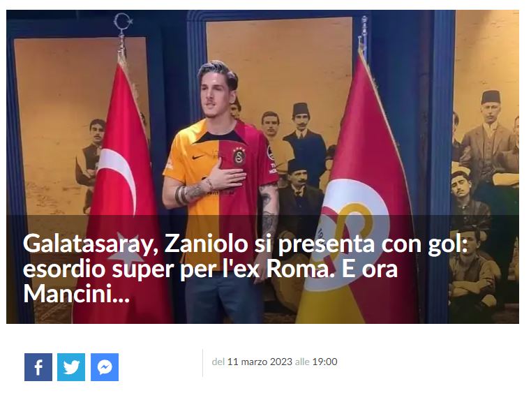 GALATASARAY HABERLERİ: İtalya’da Nicolo Zaniolo çılgınlığı! Tanıtımını golle yaptı