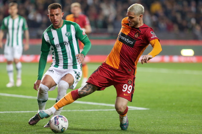 Konyaspor - Galatasaray maçında büyük gerginlik! Muslera ve Sehic...