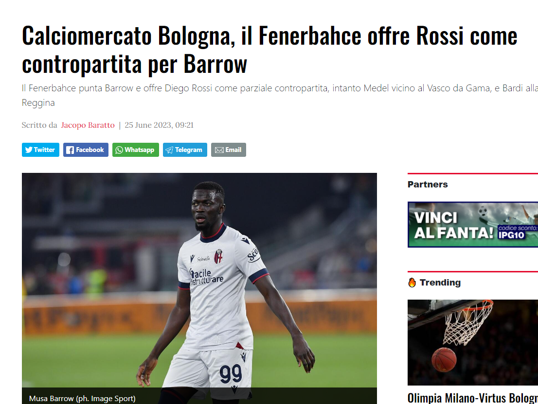 Fenerbahçe’de takasla transfer! O yıldız için Diego Rossi teklif edildi