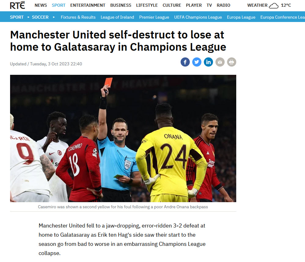 Galatasaray’ın Manchester United zaferi Avrupa basınında! 30 yıl sonra cehennemi yaşadı