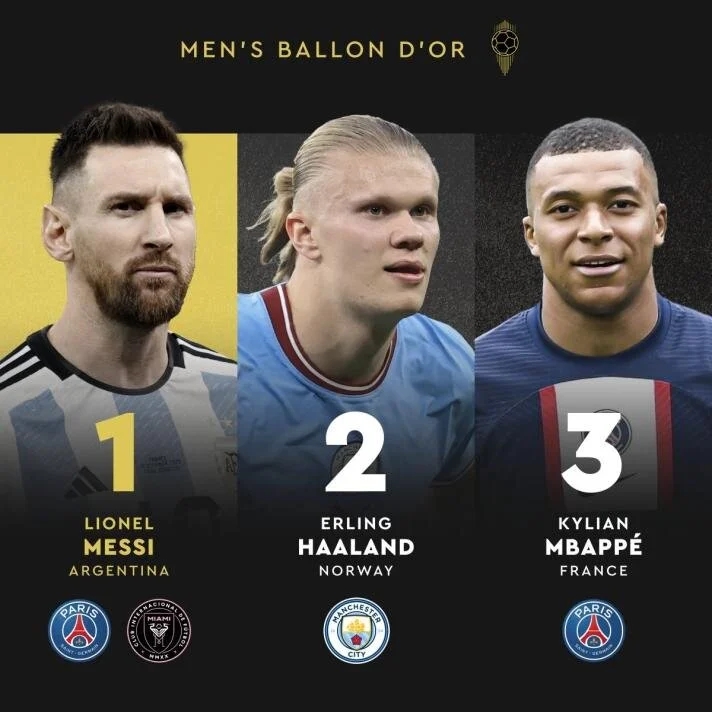 Ballon d’Or 2023 ödülünün sahibi Lionel Messi oldu! İşte Yılın en iyileri...