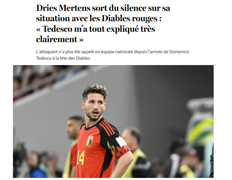 GALATASARAY HABERLERİ - Dries Mertens resmen açıkladı! Emekli olacak mı?
