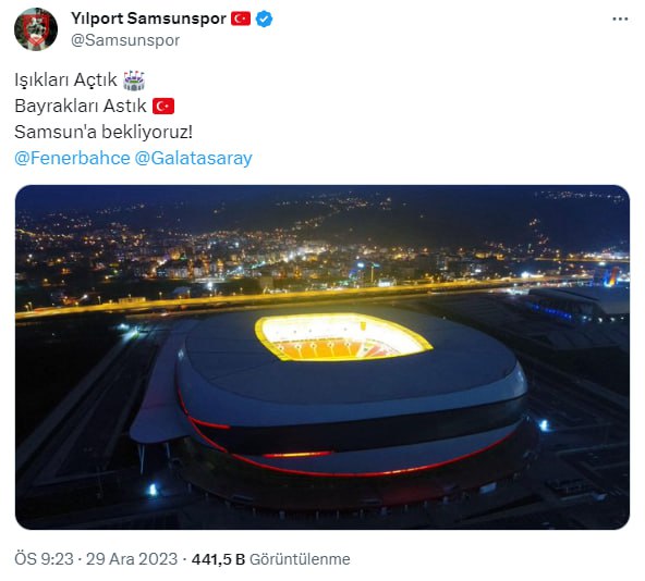 Beşiktaş’tan Süper Kupa finalinin Tüpraş Stadyumu’nda oynanması için davet geldi!