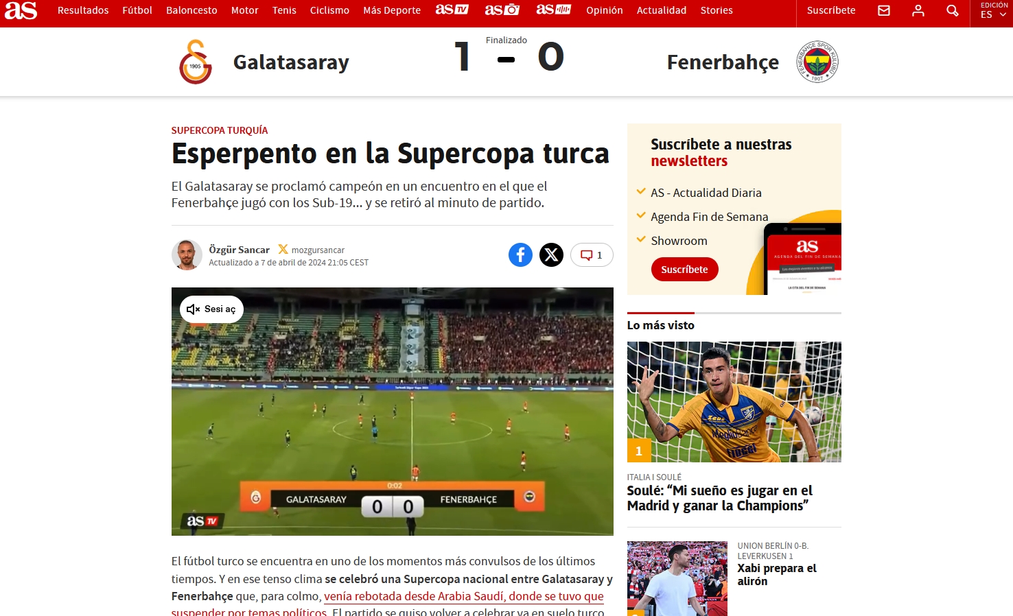 Süper Kupa finali Avrupa’da manşetlerde! İşte yazılanlar...