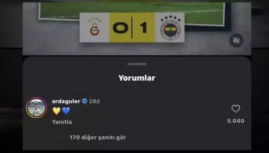 Arda Güler’den Galatasaray - Fenerbahçe derbisi sonrası flaş paylaşım!