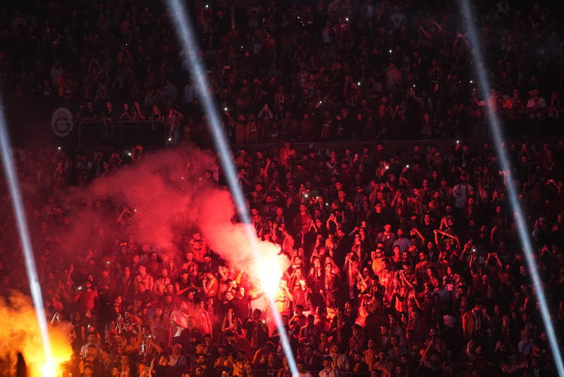 Galatasaray çifte kupa şampiyonluğunu RAMS Park’ta kutladı!
