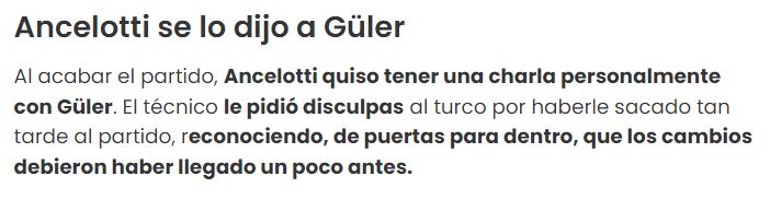 Carlo Ancelotti Arda Güler’den özür diledi! Mallorca maçı sonrası...