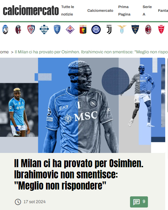 Victor Osimhen’in Galatasaray aşkı! Zlatan Ibrahimovic bile ikna edemedi