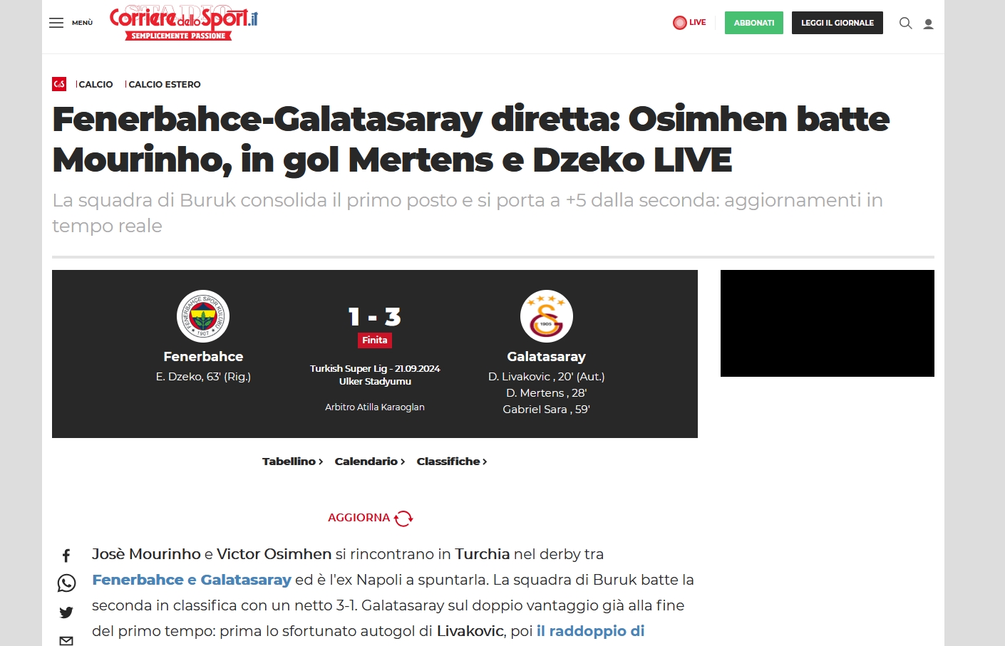 Dünya basını Fenerbahçe - Galatasaray derbisini böyle gördü! Alay konusu oldu