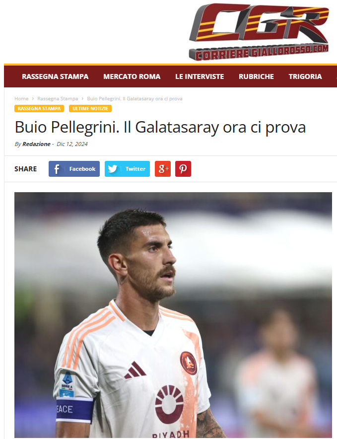 TRANSFER HABERİ | Galatasaray’da Lorenzo Pellegrini sesleri!