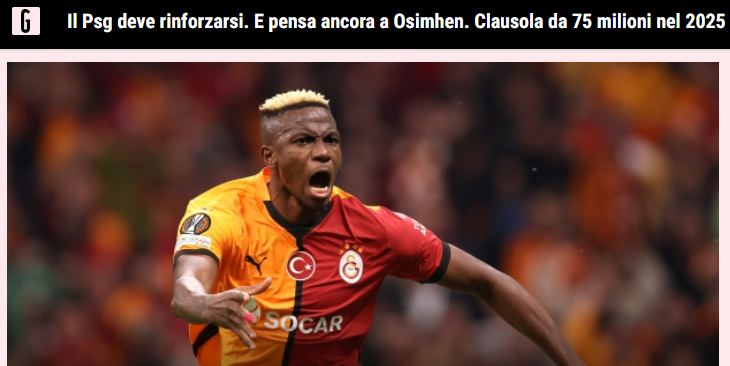 GALATASARAY HABERİ | PSG’den Osimhen operasyonu! Transferde o isim devrede