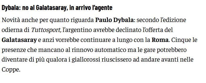 Ve Dybala transfer kararını verdi! Galatasaray’a gelecek mi?