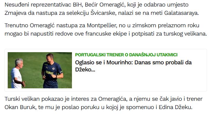 Galatasaray’a İsviçreli stoper! Transferde Okan Buruk ve Edin Dzeko detayı