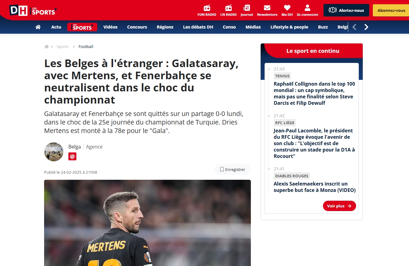 Galatasaray-Fenerbahçe derbisi dış basına da yansıdı!
