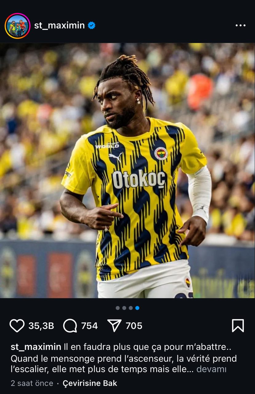 Fenerbahçe’de kriz büyüyor! Jose Mourinho ve Maximin arasında gerilim...