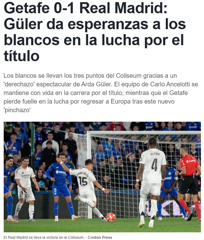 Avrupa’da gündem Arda Güler! İşte milli yıldız için atılan manşetler