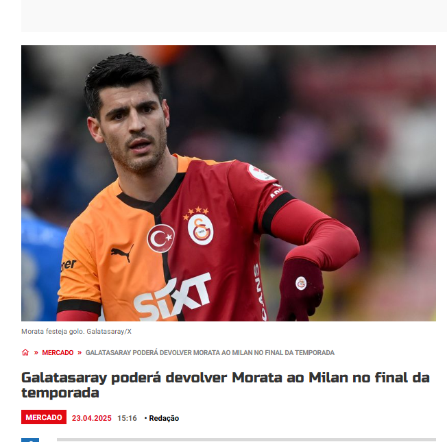 TRANSFER HABERLERİ | Galatasaray’da flaş Morata gelişmesi! Ayrılık...