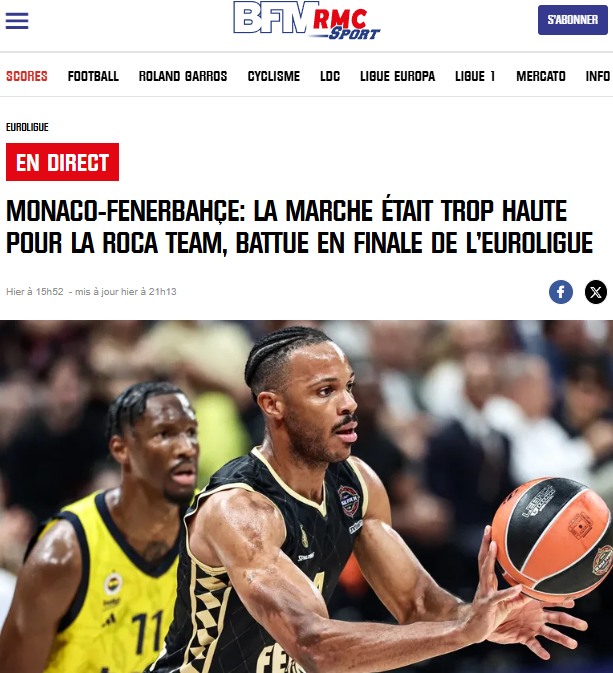 Fenerbahçe’nin galibiyeti manşetlerde! Monaco’nun hayalini yerle bir etti