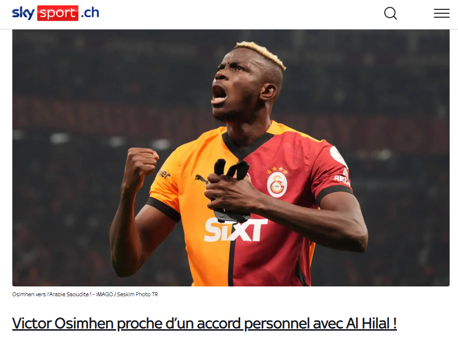 Galatasaray’da Victor Osimhen’in yeni adresi belli oldu!