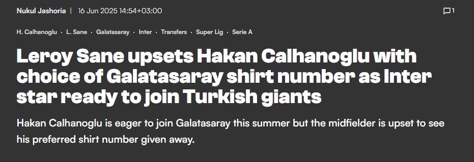 GALATASARAY HABERİ: Hakan Çalhanoğlu transferine Leroy Sane engeli! Bunu kimse beklemiyordu