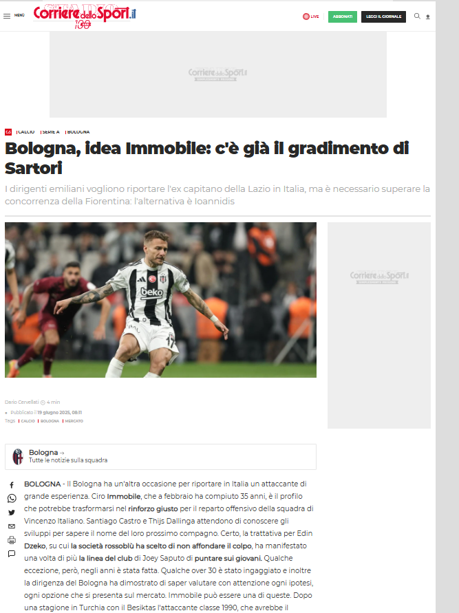 TRANSFER HABERİ: İtalya’dan Immobile’ye bir talip daha!