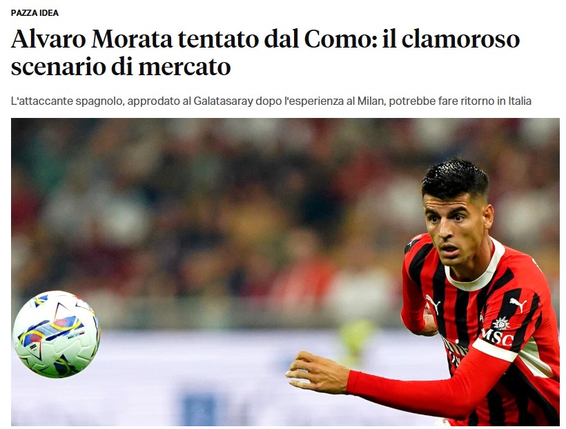 GALATASARAY TRANSFER HABERİ - Morata ile yollar ayrılıyor mu?