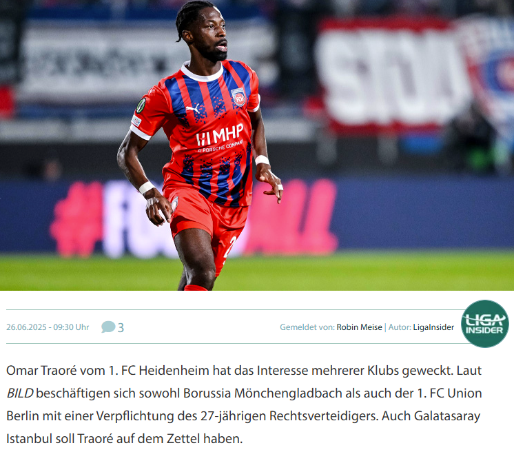 TRANSFER HABERİ | Galatasaray’dan sağ bek hamlesi! Omar Traore...